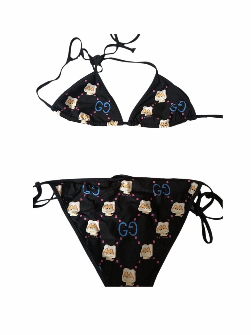 Authentic Gucci Pikarar Kawaii Bikini set